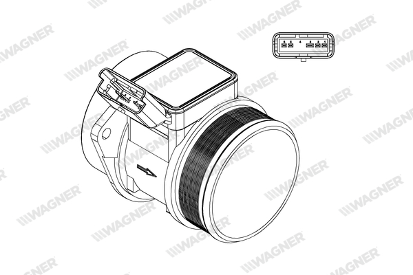 Wagner Luchtmassameter AFS00050
