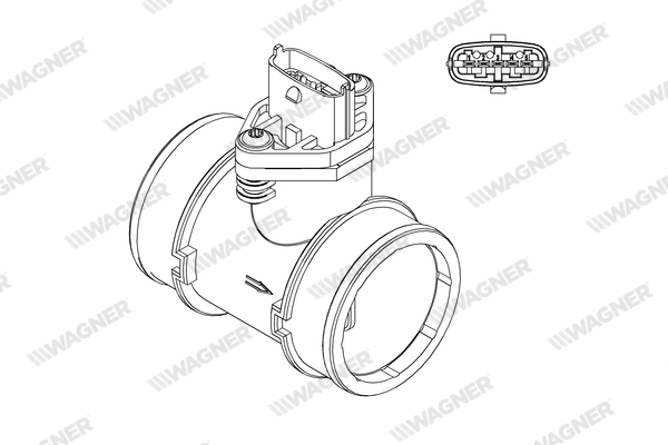Wagner Luchtmassameter AFS00060