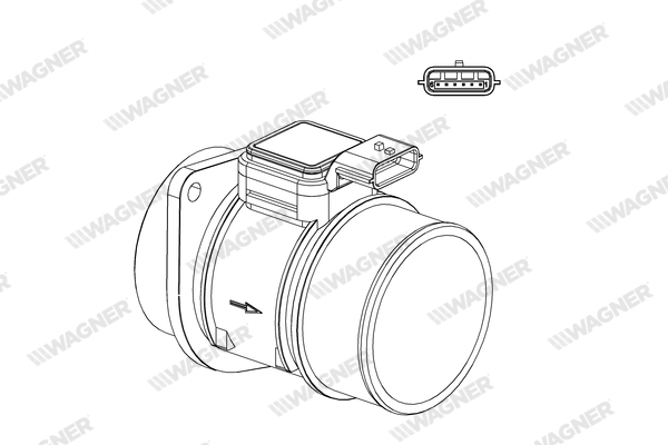 Wagner Luchtmassameter AFS00061