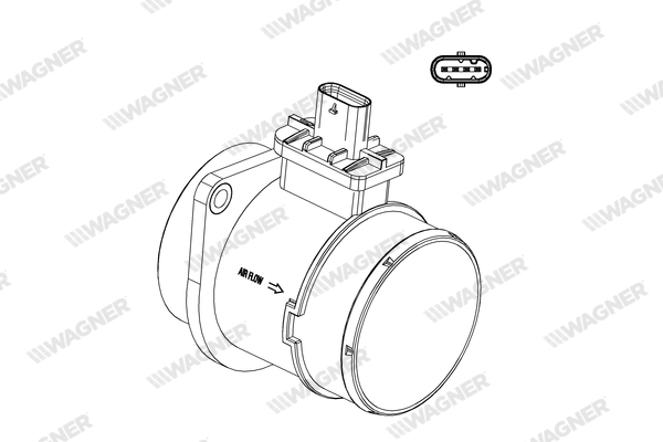 Wagner Luchtmassameter AFS00078