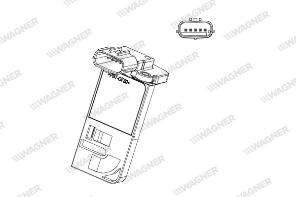 Wagner Luchtmassameter AFS00081