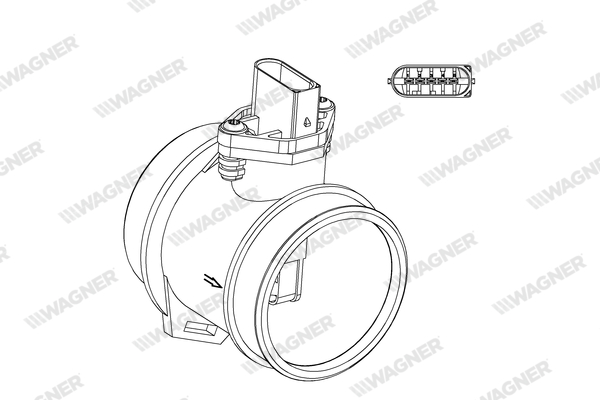 Wagner Luchtmassameter AFS00084