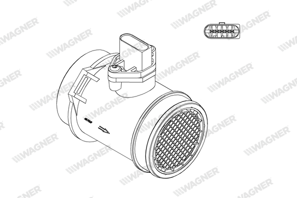 Wagner Luchtmassameter AFS00087