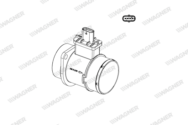 Wagner Luchtmassameter AFS00091