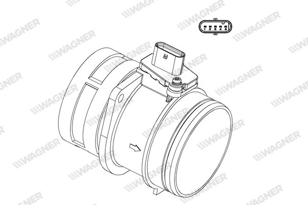 Wagner Luchtmassameter AFS00093