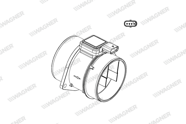 Wagner Luchtmassameter AFS00094