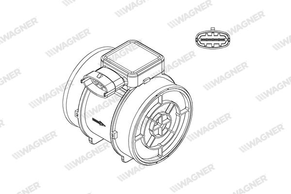 Wagner Luchtmassameter AFS00097