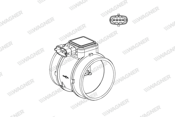Wagner Luchtmassameter AFS00123