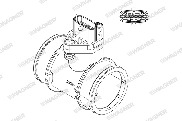 Wagner Luchtmassameter AFS00125
