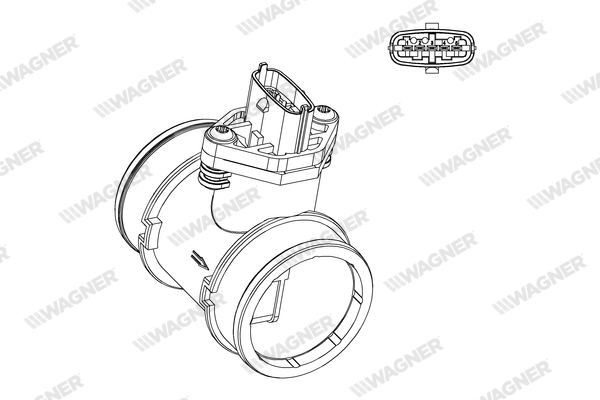 Wagner Luchtmassameter AFS00128