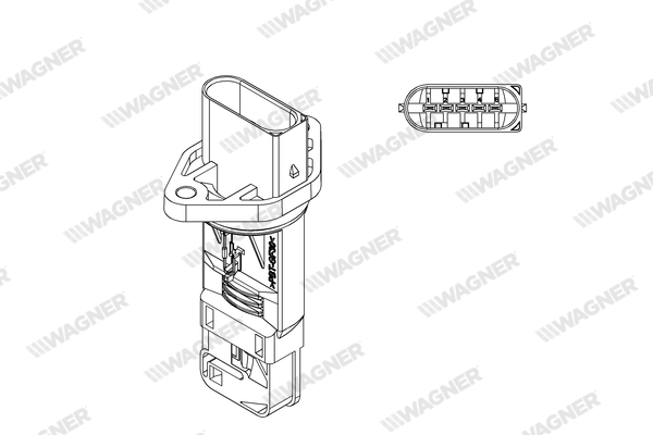 Wagner Luchtmassameter AFS00136