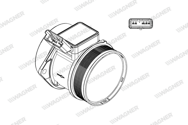 Wagner Luchtmassameter AFS00139