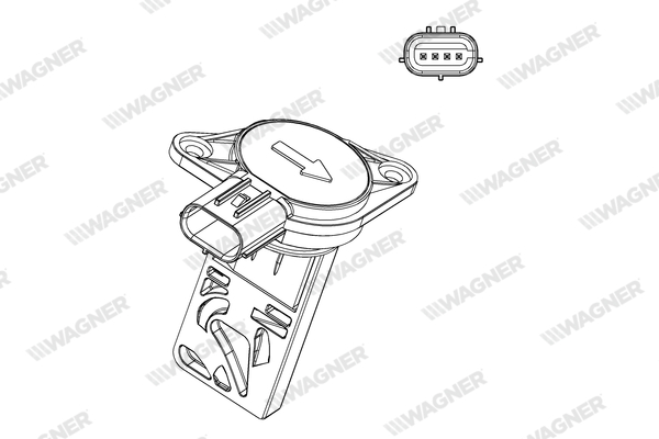 Wagner Luchtmassameter AFS00159