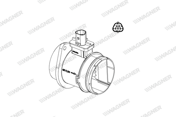 Wagner Luchtmassameter AFS00171