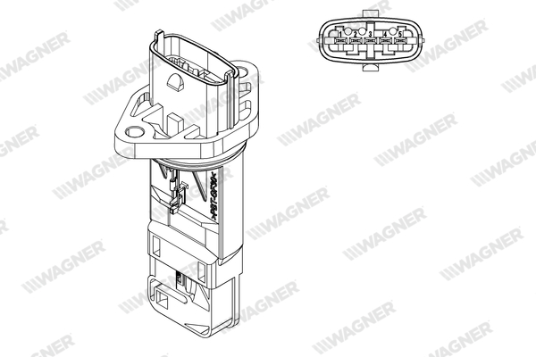 Wagner Luchtmassameter AFS00193