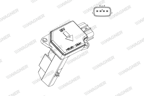 Wagner Luchtmassameter AFS00195