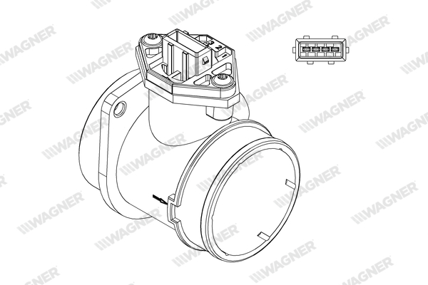 Wagner Luchtmassameter AFS00211
