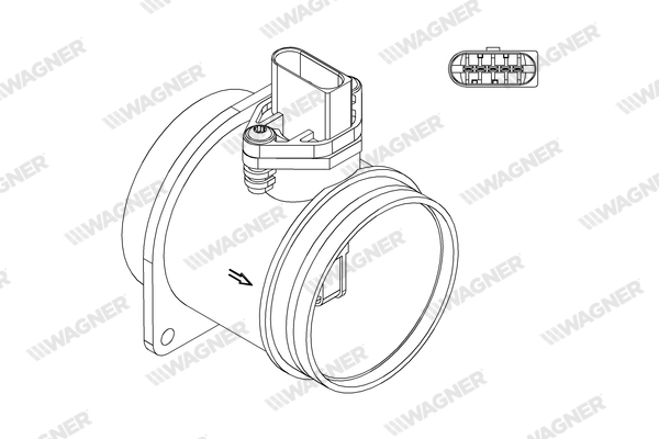 Wagner Luchtmassameter AFS00227