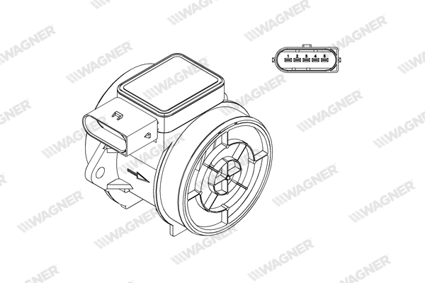 Wagner Luchtmassameter AFS00229