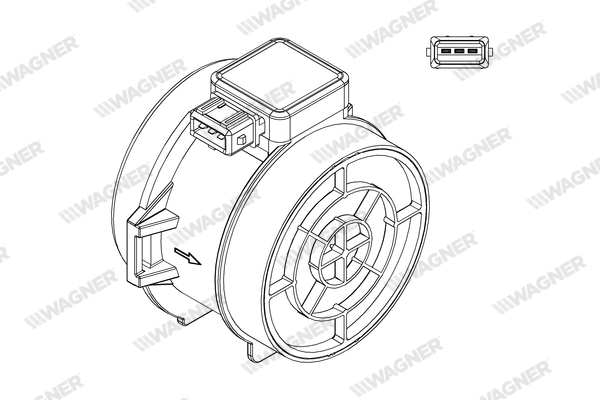 Wagner Luchtmassameter AFS00230