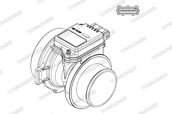 Wagner Luchtmassameter AFS00236