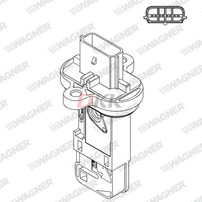 Wagner Luchtmassameter AFS00240