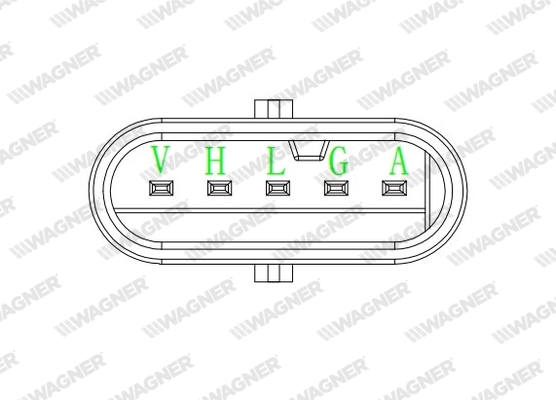 Wagner NOx-sensor, NOx-katalysator NOS00003
