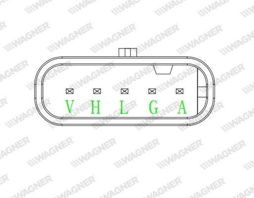 Wagner NOx-sensor, NOx-katalysator NOS00021
