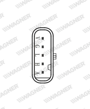 Wagner NOx-sensor, NOx-katalysator NOS00111