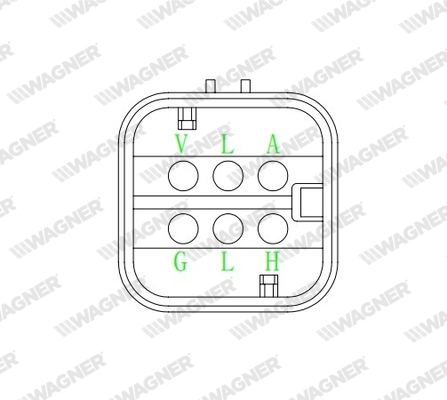 Wagner NOx-sensor, NOx-katalysator NOS00150