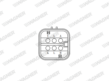 Wagner NOx-sensor, NOx-katalysator NOS00156