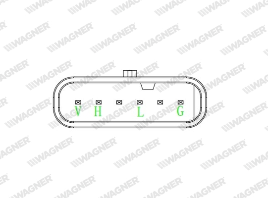 Wagner NOx-sensor, NOx-katalysator NOS00163