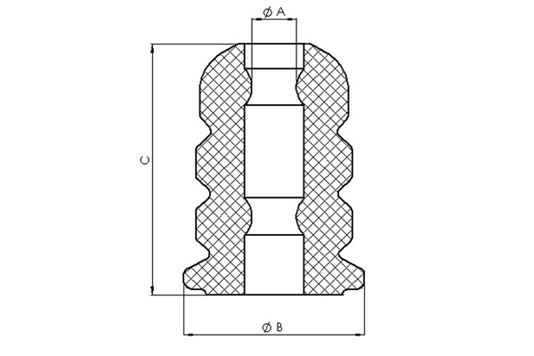 Tedgum Aanslagrubber vering 00053355