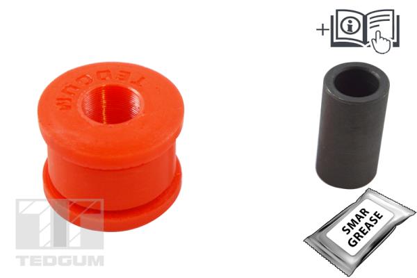 Tedgum Draagarm-/ reactiearm lager 00197931