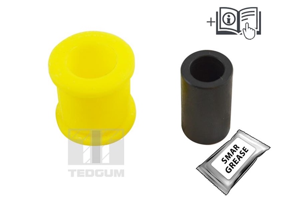 Tedgum Draagarm-/ reactiearm lager TED12079