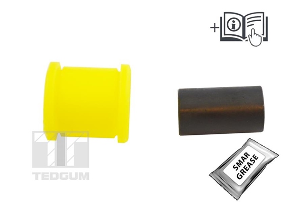 Tedgum Draagarm-/ reactiearm lager TED12079