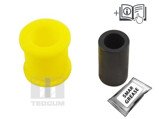 Tedgum Draagarm-/ reactiearm lager TED12079