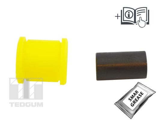 Tedgum Draagarm-/ reactiearm lager TED12079
