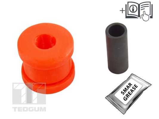 Tedgum Draagarm-/ reactiearm lager TED12606