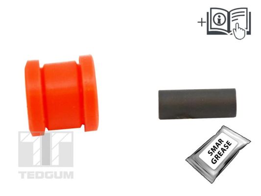 Tedgum Draagarm-/ reactiearm lager TED12606