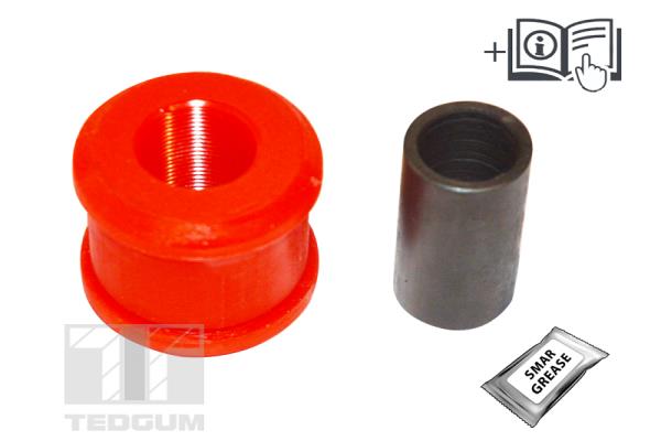 Tedgum Draagarm-/ reactiearm lager TED14075