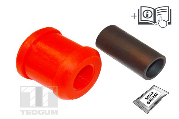 Draagarm-/ reactiearm lager Tedgum TED14075