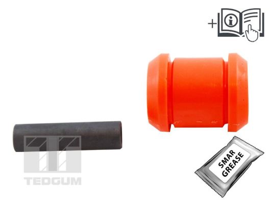 Tedgum Draagarm-/ reactiearm lager TED37030