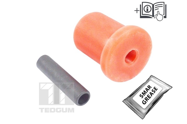 Tedgum Draagarm-/ reactiearm lager TED38024