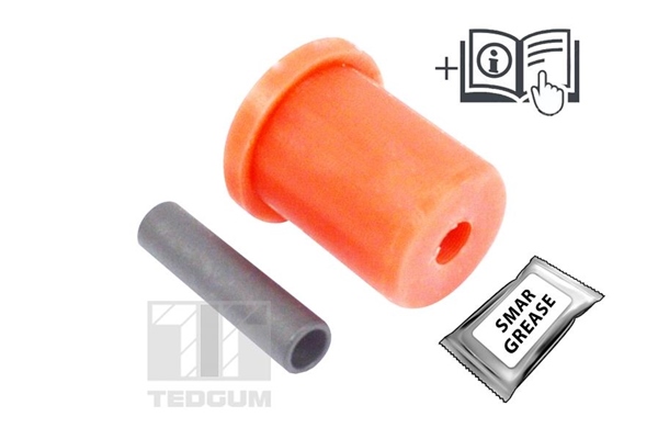 Tedgum Draagarm-/ reactiearm lager TED38024