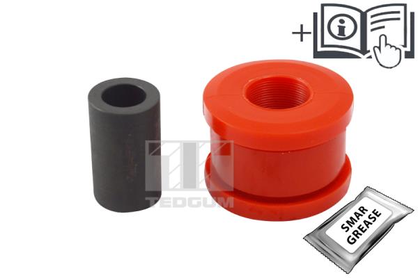 Tedgum Draagarm-/ reactiearm lager TED58180