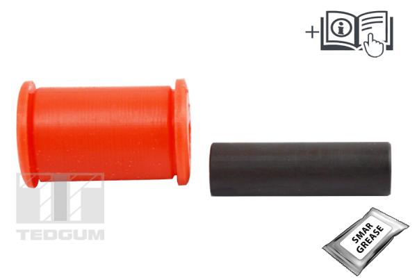 Tedgum Draagarm-/ reactiearm lager TED92855
