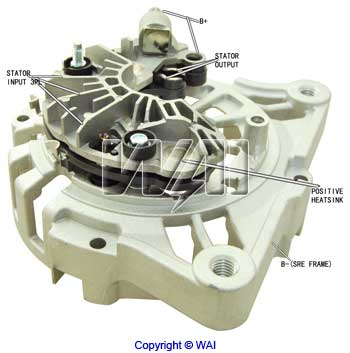WAI Dynamo gelijkrichter (Diodebrug) MER525