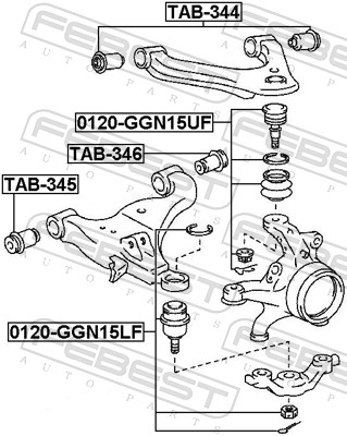 Febest Fuseekogel 0120-GGN15UF