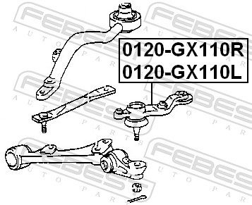 Febest Fuseekogel 0120-GX110R